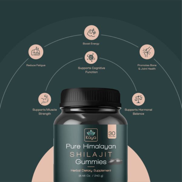 Plain Gummies Shilajit Bottle Image