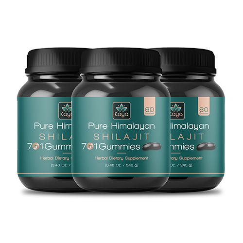 7-in-1 Shilajit Gummies - Buy 3 Bottles (35% OFF)